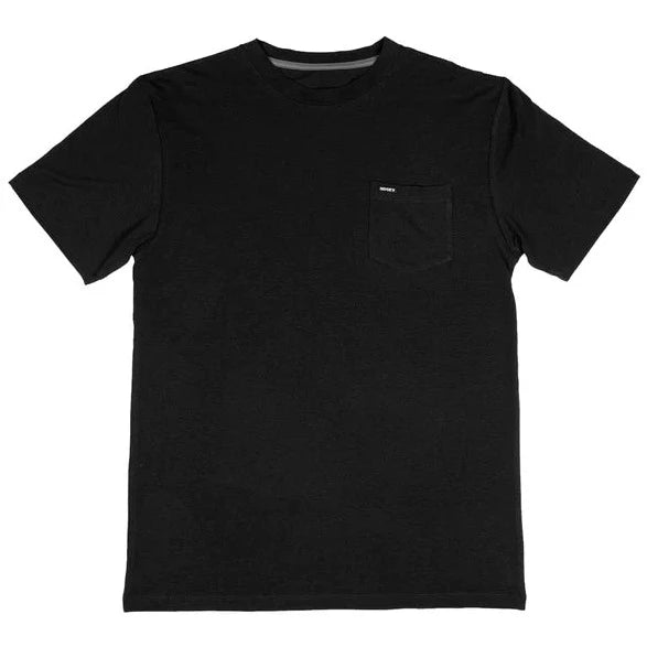 Hooey Men's San Jose Bamboo Pocket Tee in Black