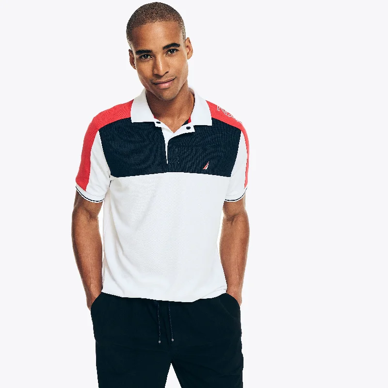 Nautica Mens Navtech Sustainably Crafted Classic Fit Polo