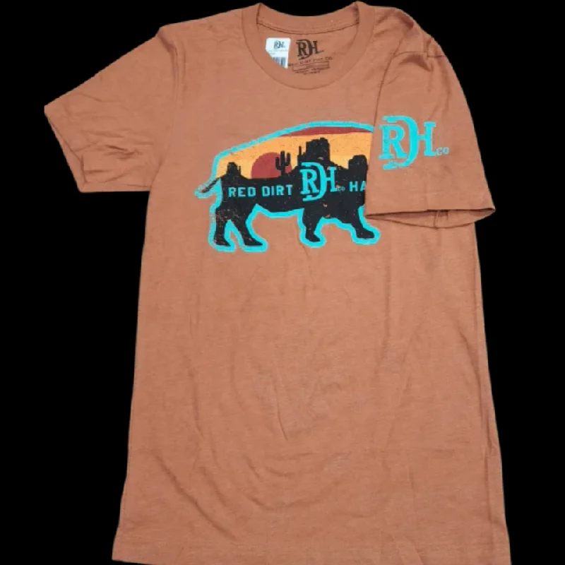 Red Dirt Hat Co. "Billboard" T-Shirt in Heather Autumn