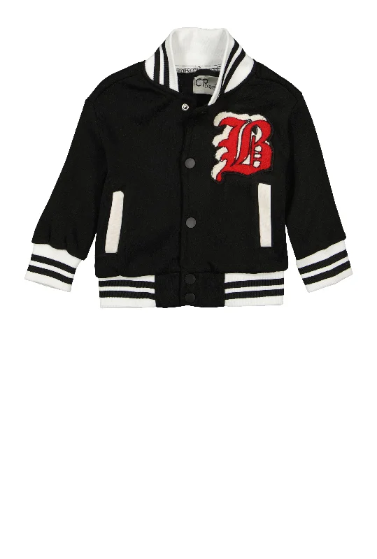 Baby Boys 0-9M Bear Athletic Dept Graphic Varsity Jacket