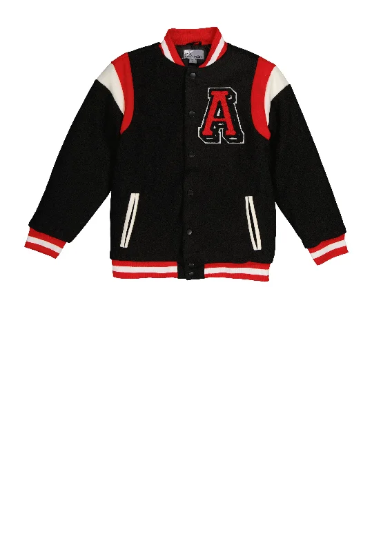 Boys Graphic Letterman Jacket