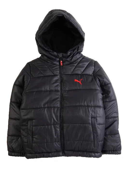 Boys Puma Logo Puffer Jacket