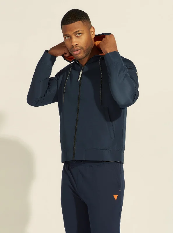 Blue Lucas Active Hoodie