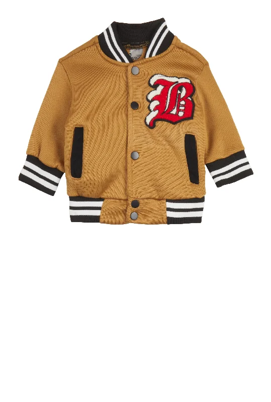 Baby Boys 0-9M Bear Athletic Dept Graphic Varsity Jacket