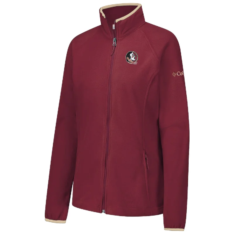 Columbia Women's Seminole Logo Give and Go Fleece Jacket - Garnet