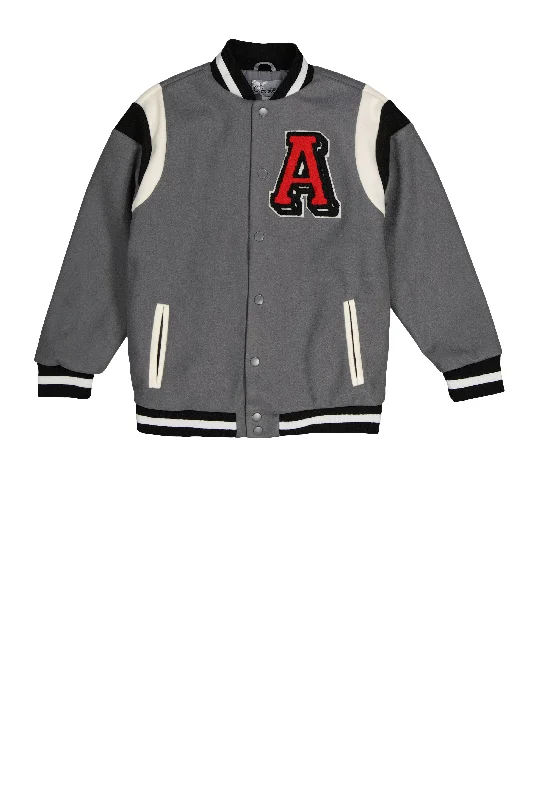 Boys Graphic Letterman Jacket