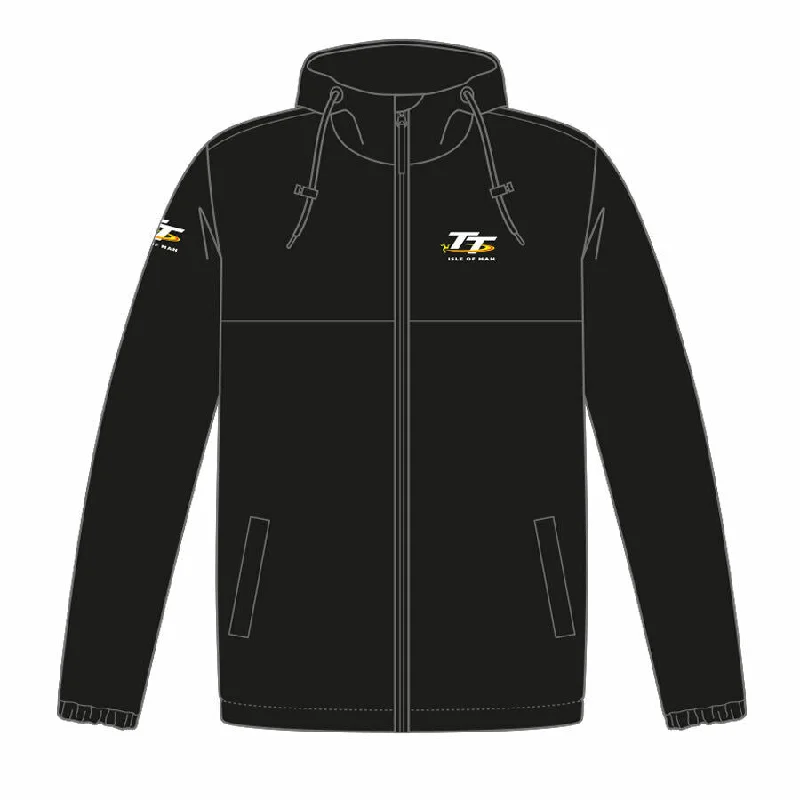 Isle Of Man TT Races Official Black TT Light Jacket - 20Alwjkt