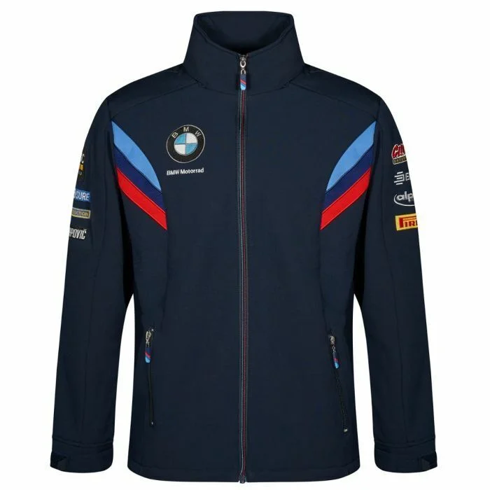 Official BMW Mottorad WSBK Team Soft-Shell Jacket - 19BMW-Sbk-Aj Special Offer