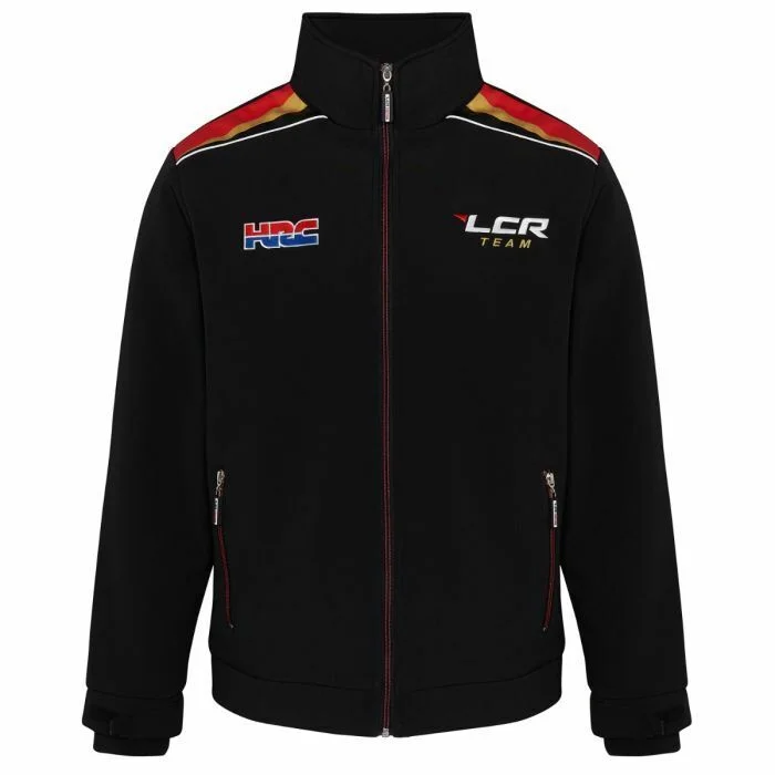 Official LCR Honda Team Black Soft-Shell Jacket -19LCRc-Ajf Black