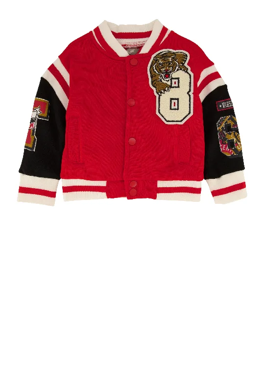 Baby Boys 12-24M Tiger Chenille Patch Varsity Jacket