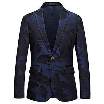 Men's Blazer Casual Blazer Plus Size Slim Fit