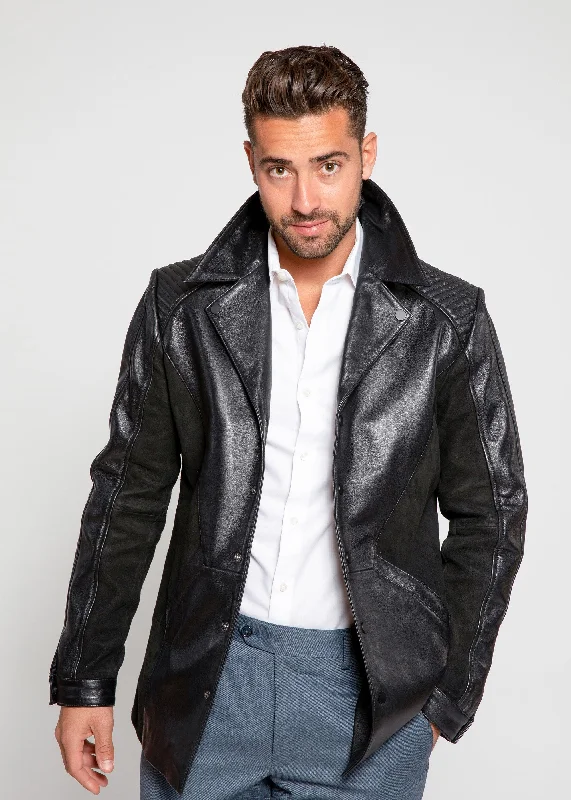 Men's Tormund Suede Leather Blazer