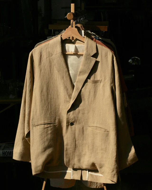 Tango Linen Blazer in Beige