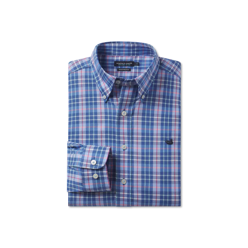 Bluefish Performance Plaid Dress Shirt