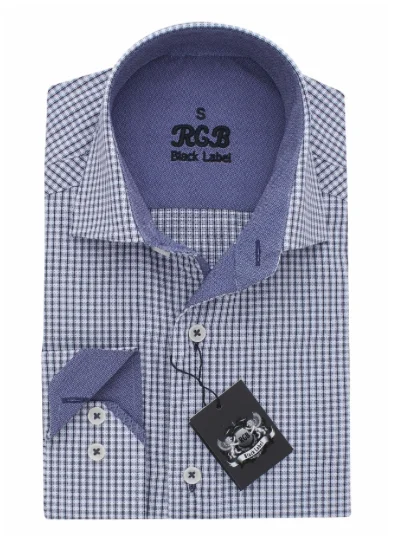 Blue Check RGB Sport Fit Casual Shirt