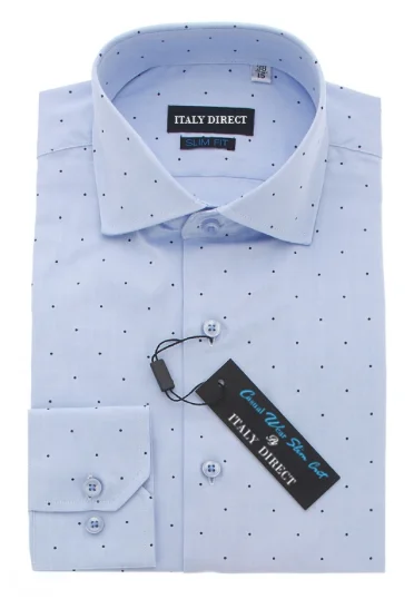 Blue Dot Slim Fit Casual Shirt