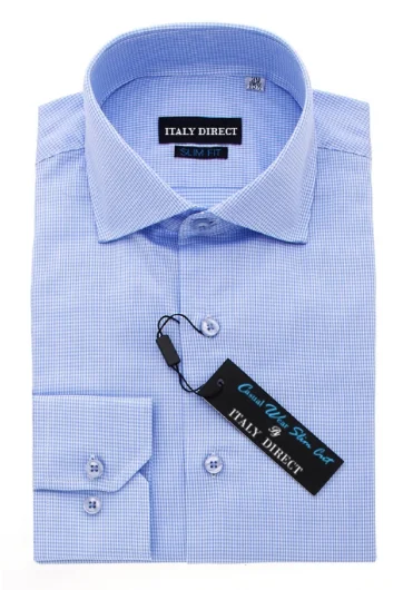 Blue Slim Fit Casual Shirt