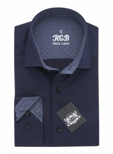 Dark Blue RGB Sport Fit Casual Shirt