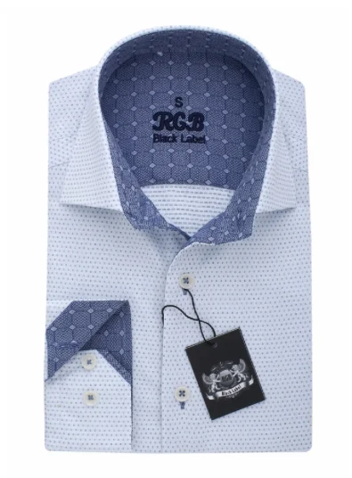 Light Blue RGB Sport Fit Casual Shirt