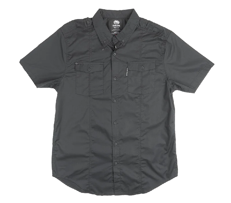 ECKO UNLTD S/S BUTTON DOWN BLACK - E0316W06