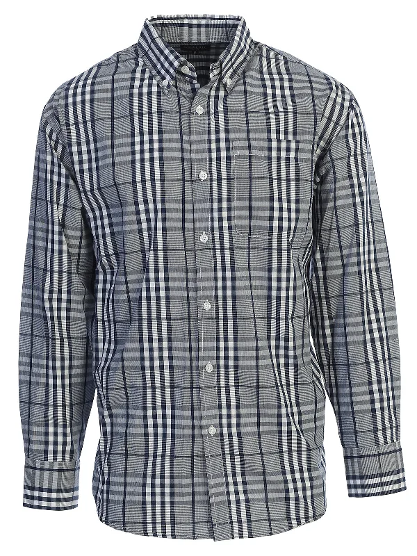 Men's Plaid Button Down Shirt