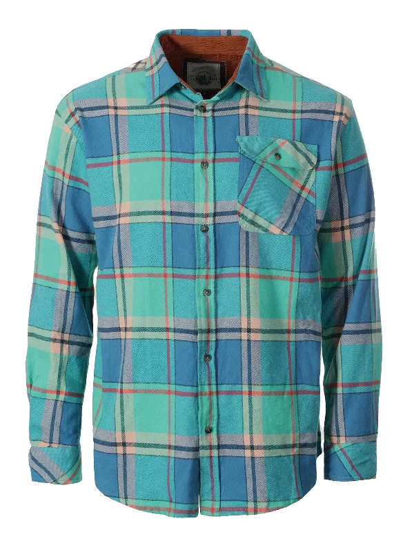 Men's Flannel w/ Corduroy Contrast