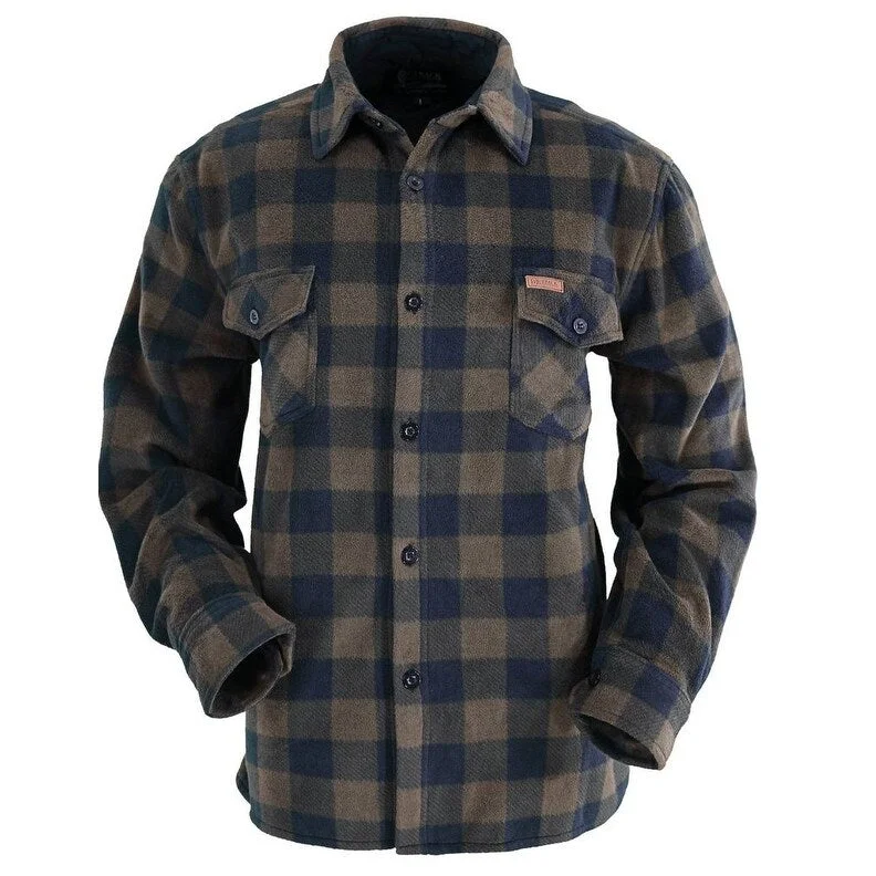 Outback Trading Western Shirt Mens Big L/S Button 3XL Breen 4268