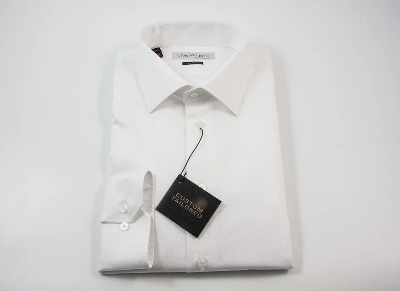 CHRISTIAN PAUL by sidonio's CONTEMPORARY FIT WHITE DRESS SHIRT