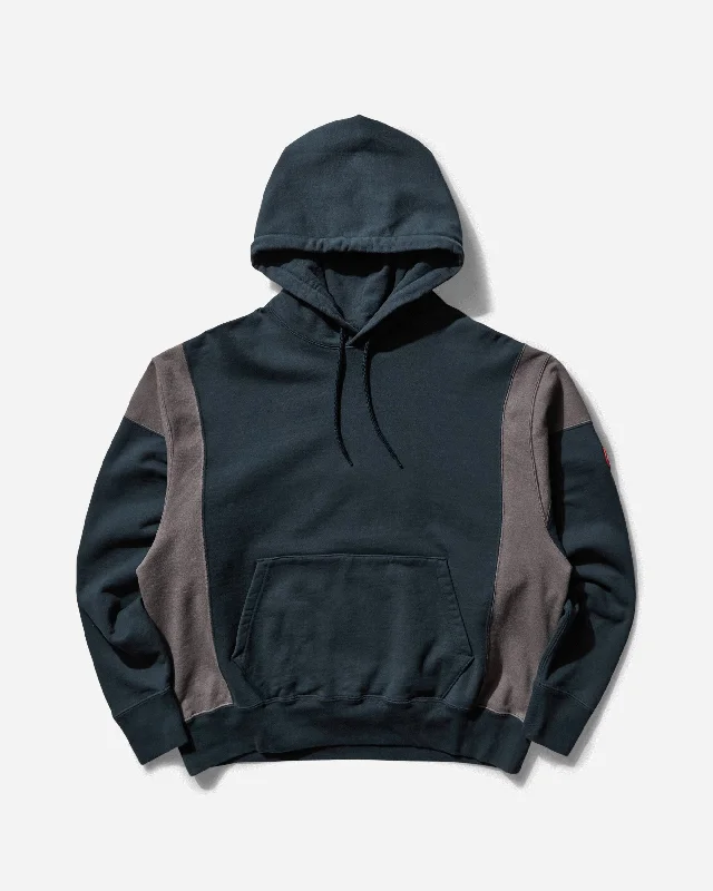 Men's Side Colour Hoodie Black