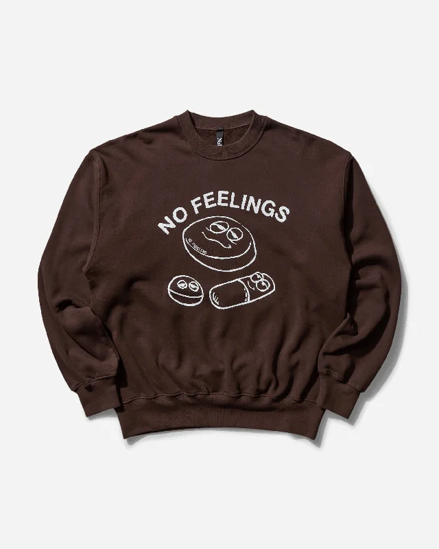 Men's Hard Feelings Crewneck Sweatshirt Brown