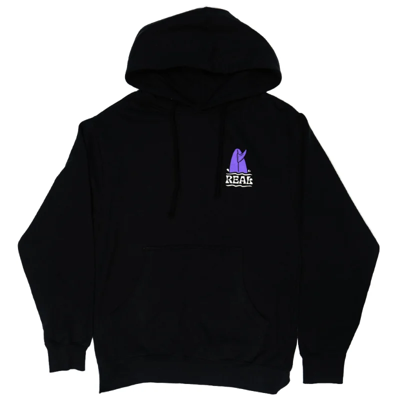 REAL Wave Reaper Sweatshirt-Black