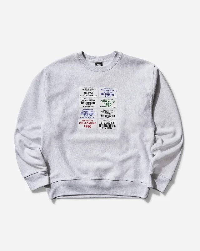 Men's Codes Crewneck Sweatshirt Ash Heather