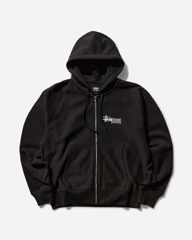 Men's Superior Quality Zip Hoodie Black