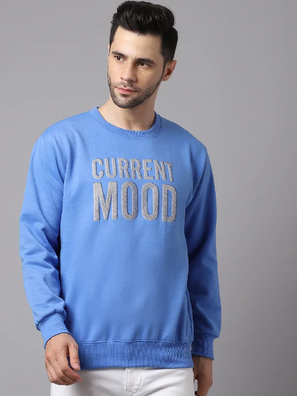 Vimal Jonney Fleece Round Neck Printed Sweatshirt for Men