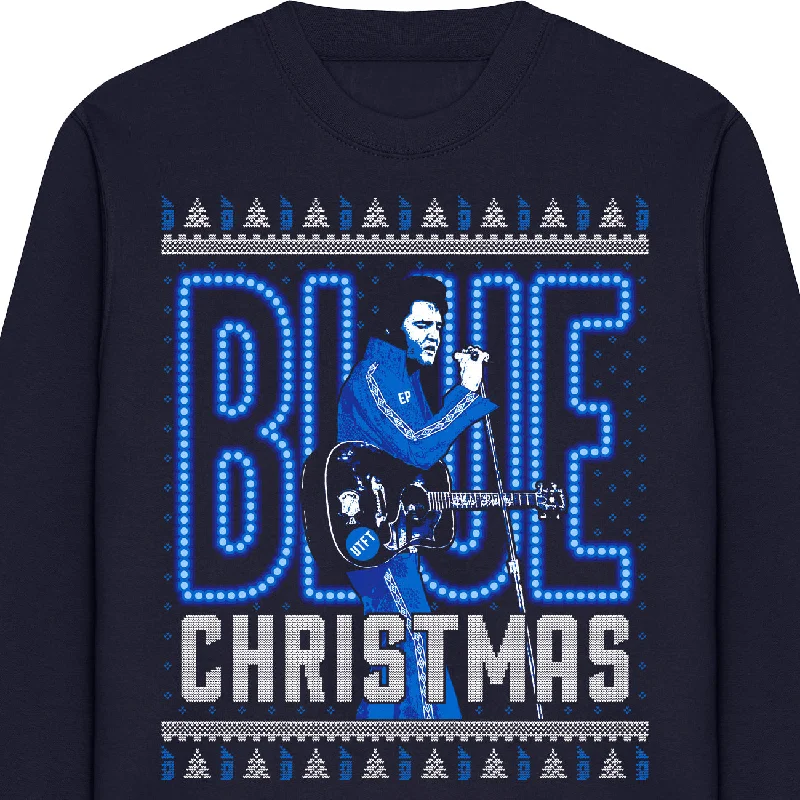 The King Blue Christmas Sweatshirt