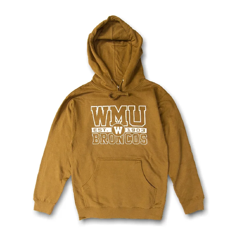 WMU Block and Circle Hoodie