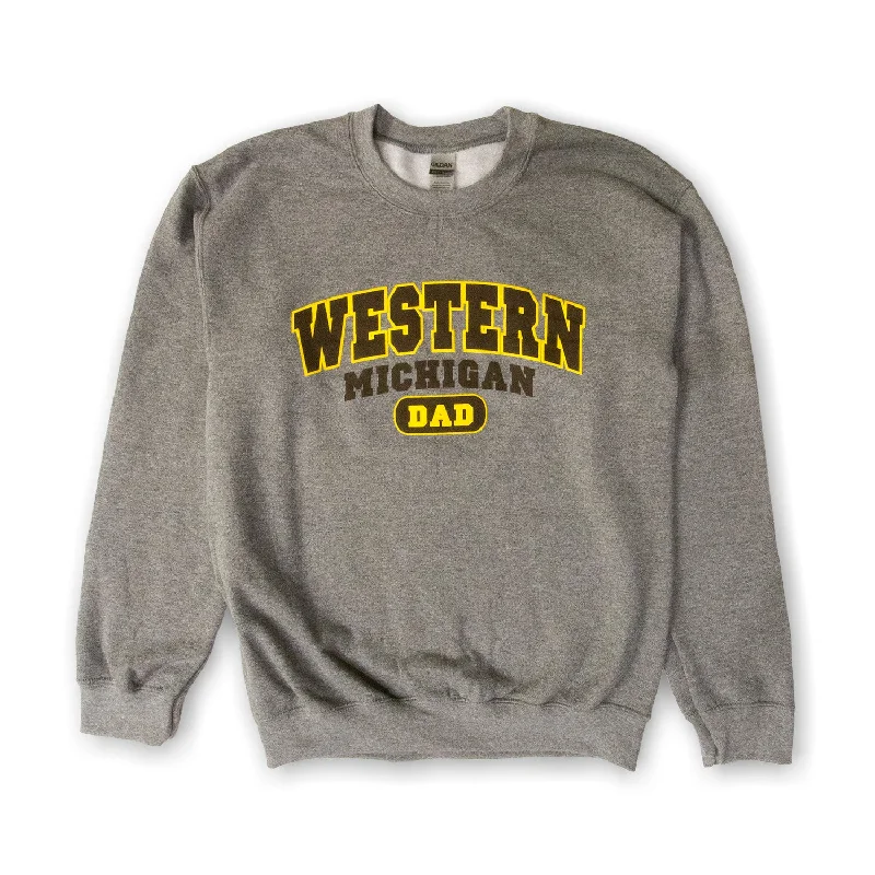 Western Michigan Dad Crewneck