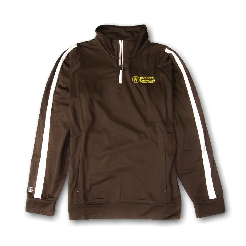 Western Michigan Stripe Quarter-Zip