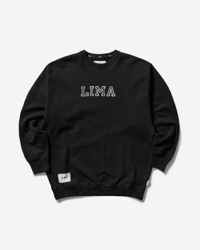 Men's Academy Crewneck Sweatshirt Black